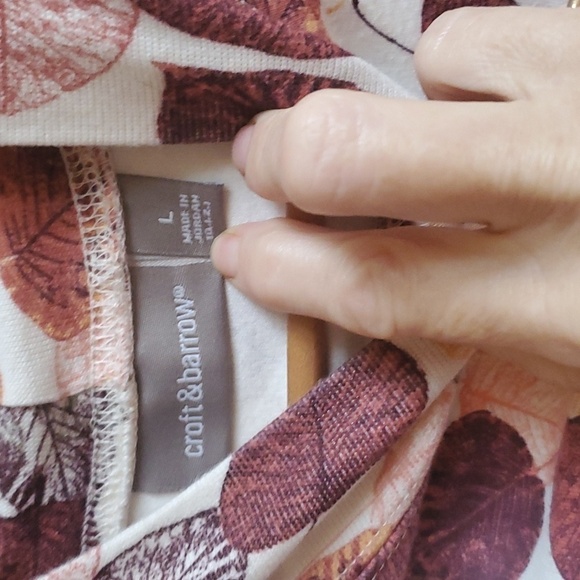 Croft & Barrow Bundle of 2 Mock Neck Fall Graphics Long Slv Sz. PL Tops - Picture 2 of 14